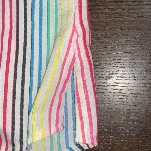 🌺 FOXCROFT Multicolored No-Iron Striped Shirt 12 - Picture 13 of 16